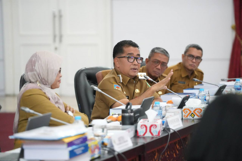 Pj Gubernur Kaltim, Pimpin Rapim, Diikuti Seluruh Prangkat Daerah se Kalimantan Timur. (Dok.Istimewa)