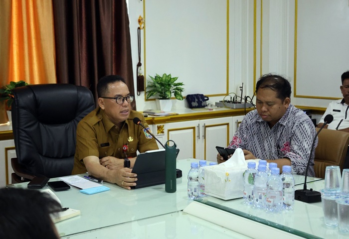 Pemerintah Kabupaten Penajam Paser Utara (PPU), Provinsi Kalimantan Timur (Kaltim) menggelar rapat atasi inflasi. (Foto.Istimewa)