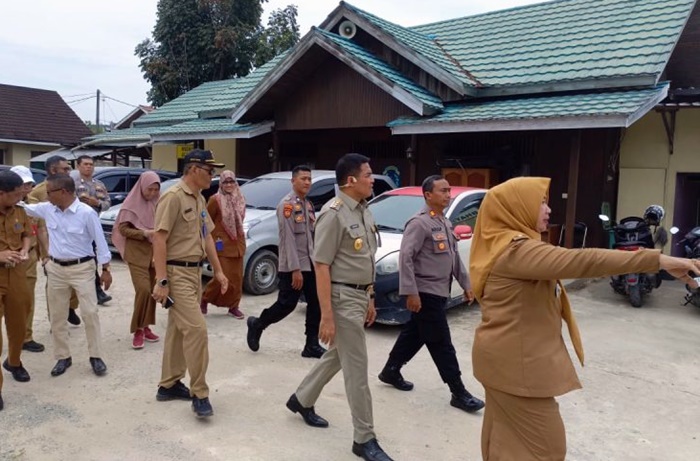 Walikota Samarinda, Andi Harun, bersama sejumlah Kepala OPD, Ketua TWAP, Syafarudin mengunjungi Polsek Kecamatan Sungai Pinang. (Foto.Istimewa)