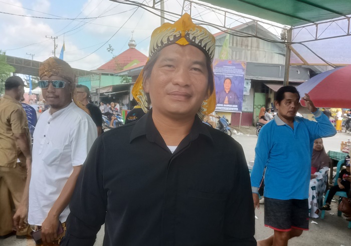 Politisi Partai Golkar, Sukadi, mengaku senang bisa berbagi dalam acara Festival Melayu Gemeoh Tahun 2023. (Dok.Istimewa)