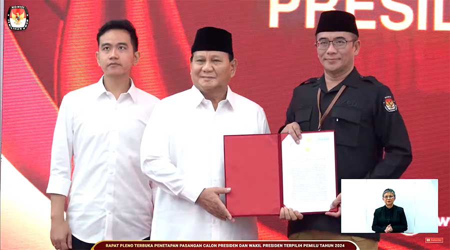 Prabowo-Gibran Sah Jadi Presiden Dan Wakil Presiden RI